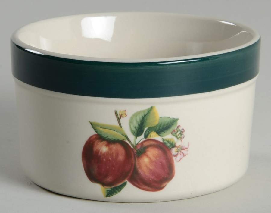 Apples (Casuals) Dip Bowl (for Dip and Spreader) by China Pearl-1