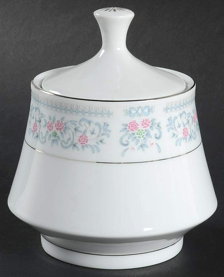 Barbera Sugar Bowl & Lid by China Pearl-1