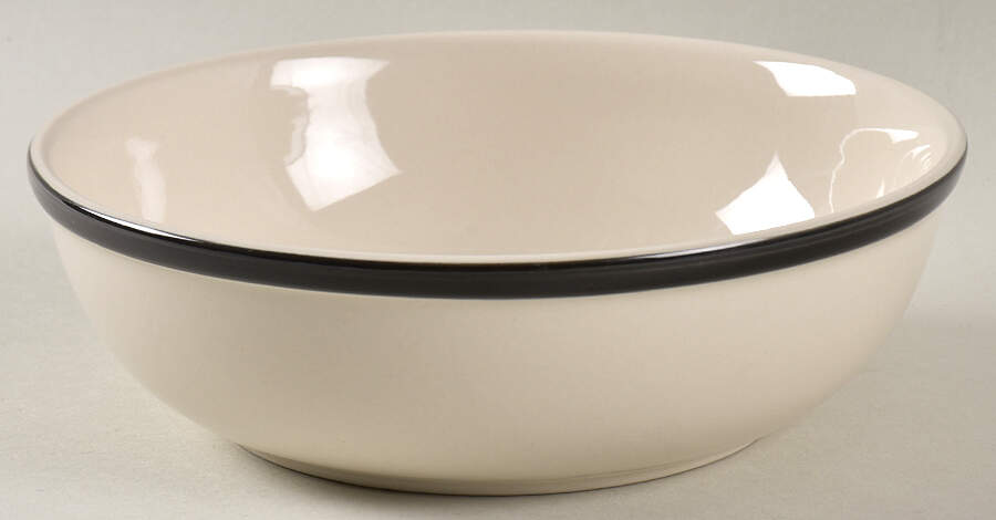 Casuals Ebony Soup/Cereal Bowl by China Pearl-1