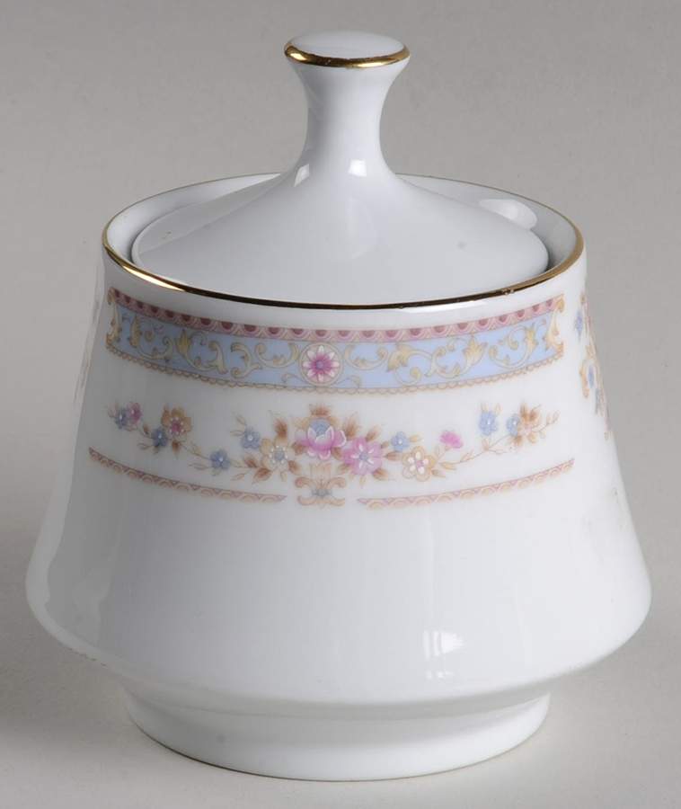 Catherine Sugar Bowl & Lid by China Pearl-1