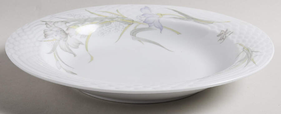 Daffodil Large Rim Soup Bowl by China Pearl-1