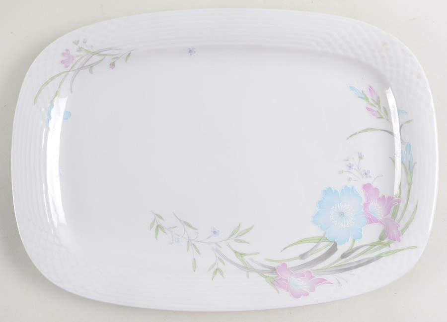 Edinburgh 14" Oval Serving Platter by China Pearl-1