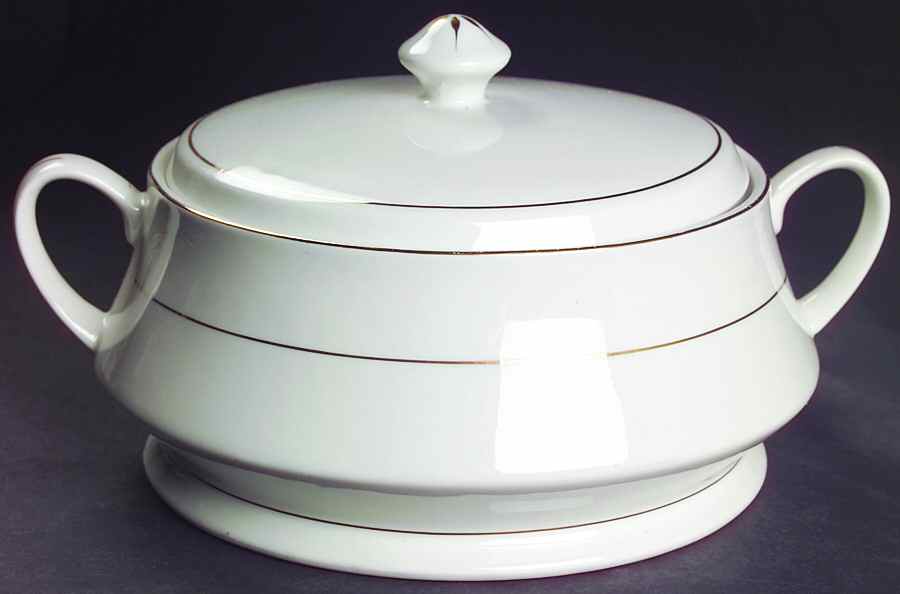 Elegant Round Covered Vegetable by China Pearl-1