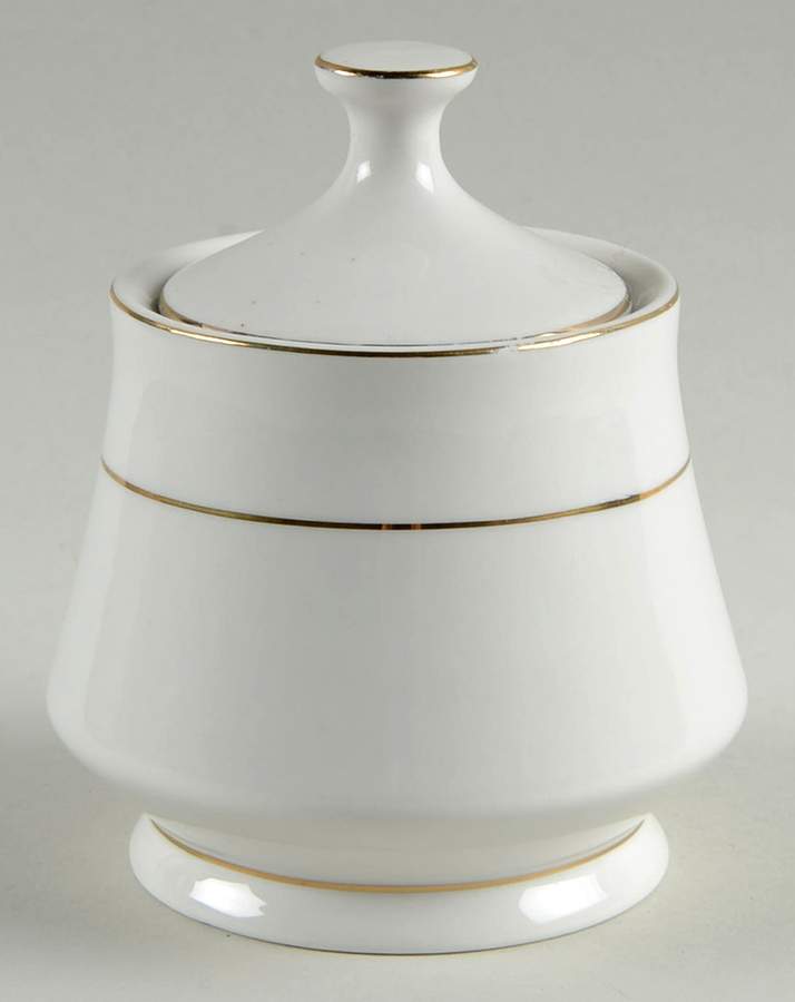 Elegant Sugar Bowl & Lid by China Pearl-1