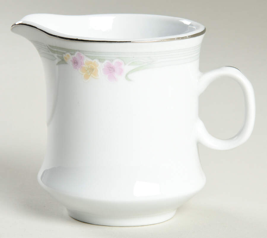 Emerald (Gray Band) Creamer by China Pearl-1