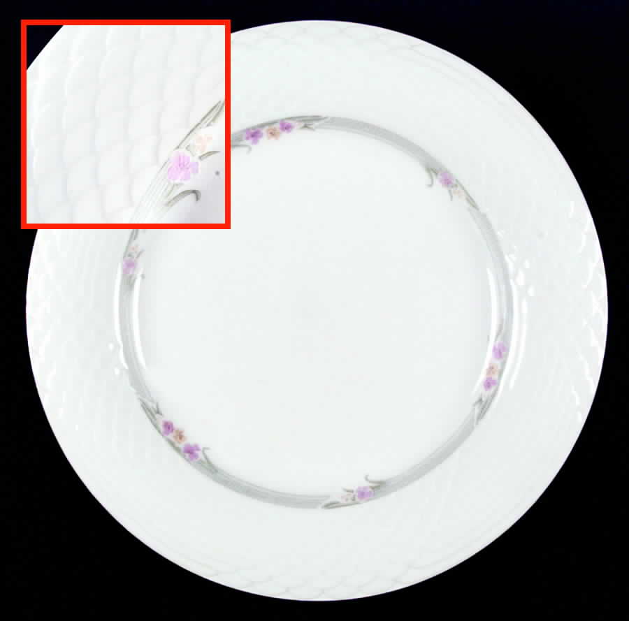 Emerald (Gray Band) Dinner Plate by China Pearl-1