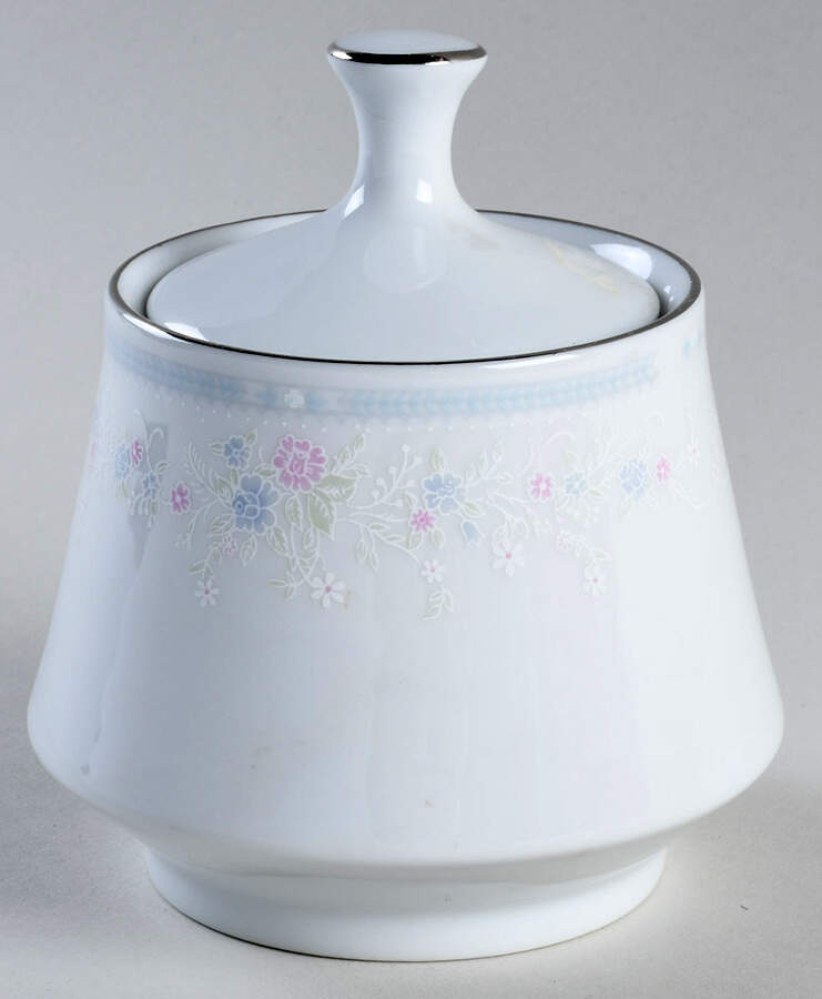 Flora Sugar Bowl & Lid by China Pearl-1