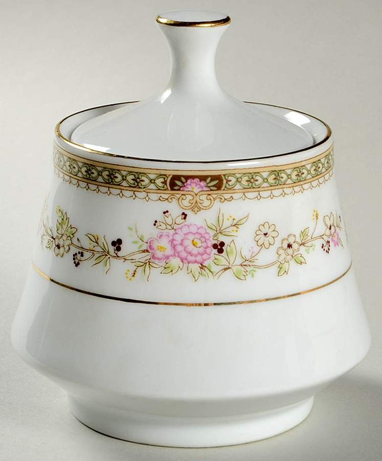 Gigi Sugar Bowl & Lid by China Pearl-1