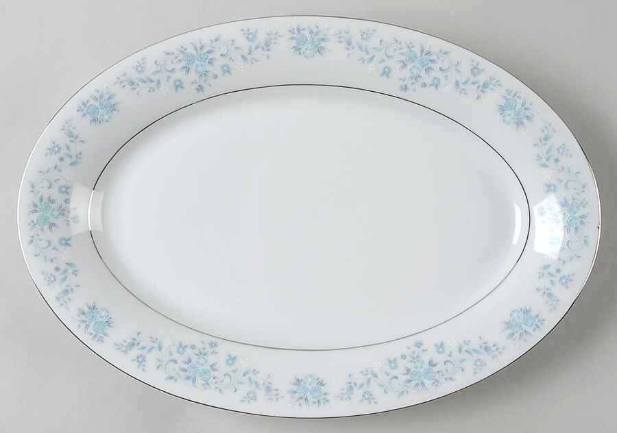 Helen 14" Oval Serving Platter by China Pearl-1