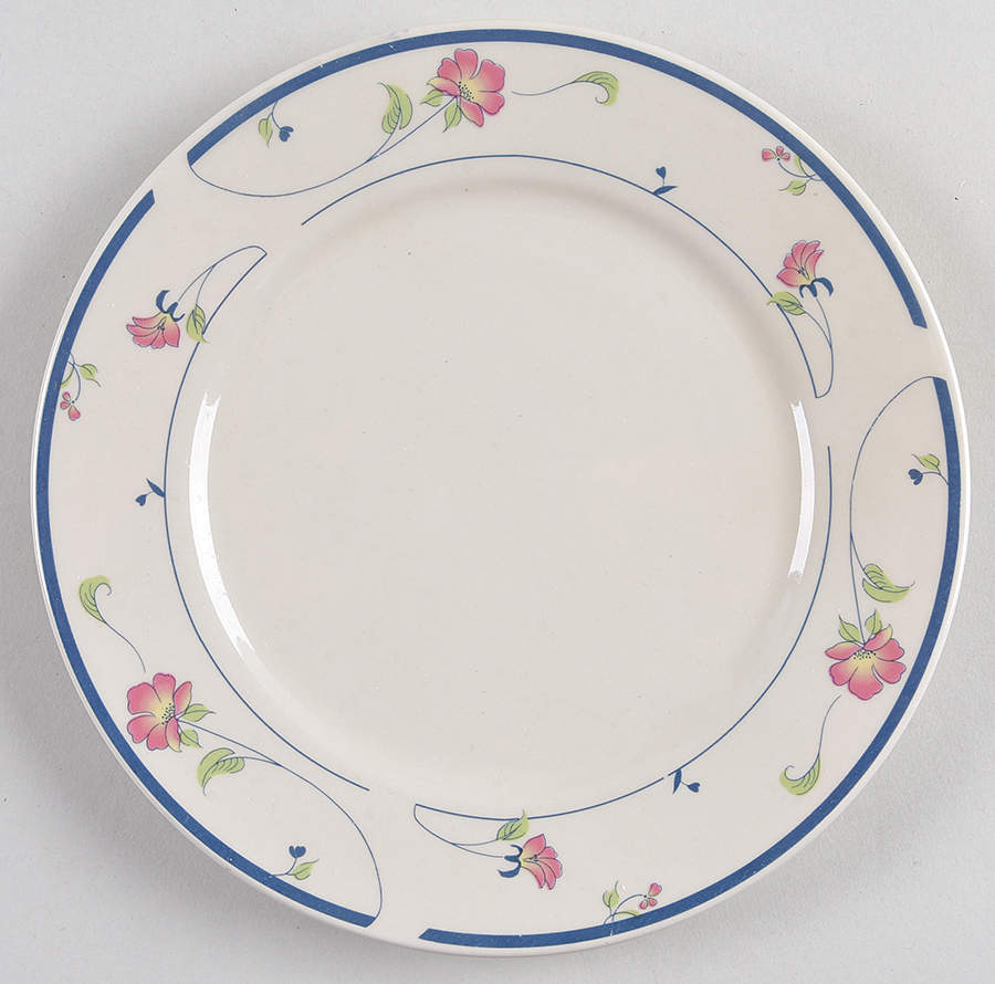 Hollyhock Salad Plate by China Pearl-1