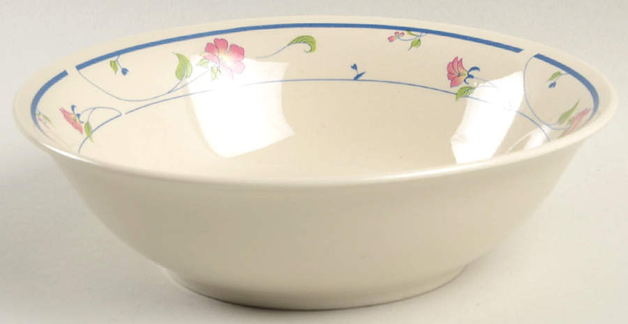 Hollyhock Coupe Cereal Bowl by China Pearl-1