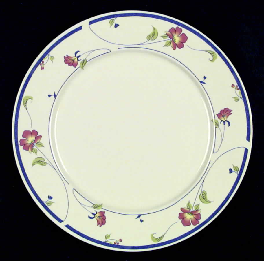Hollyhock Dinner Plate by China Pearl-1