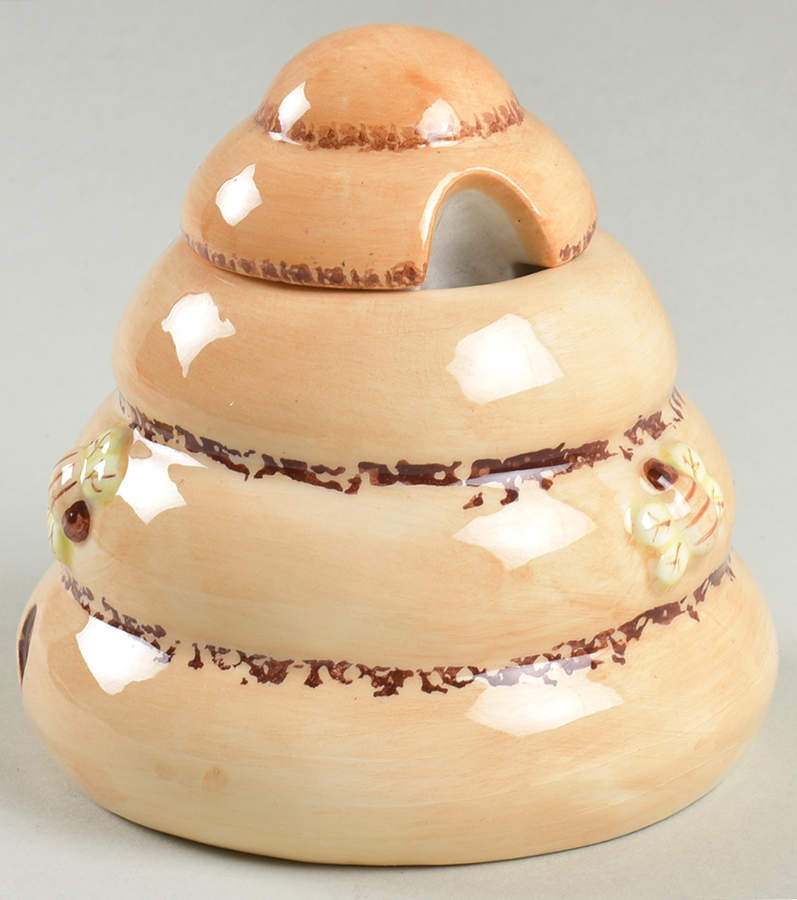 Honey Bear Figural Sugar Bowl & Lid by China Pearl-1