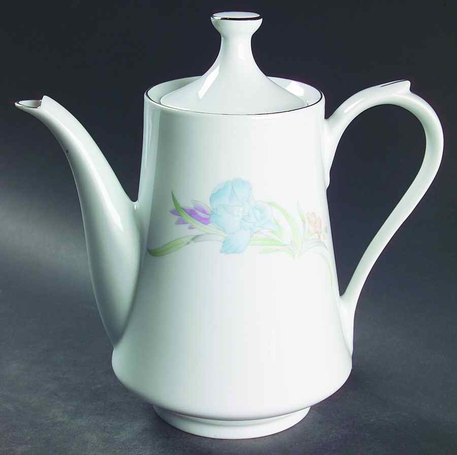 Lily Coffee Pot & Lid by China Pearl-1