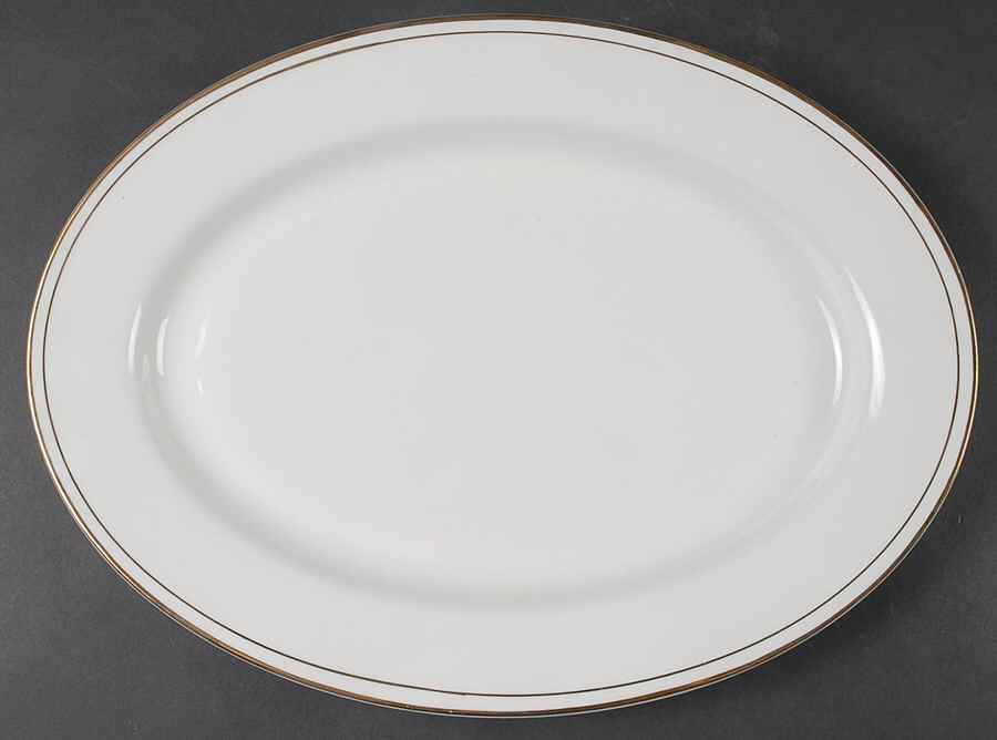 Luxury 14" Oval Serving Platter by China Pearl-1