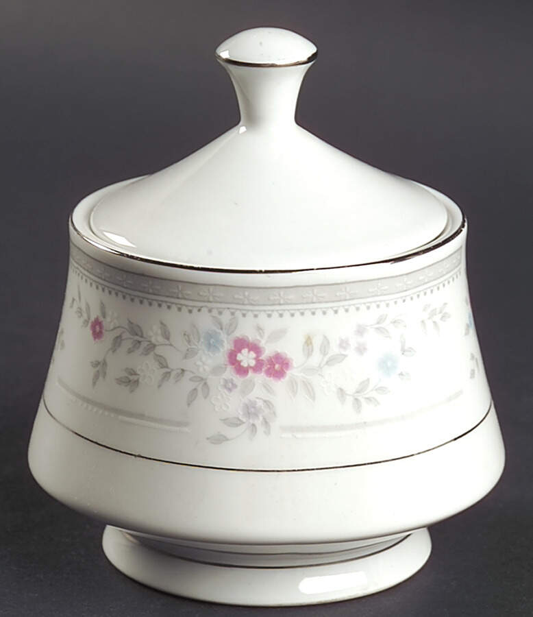 Morning Dew Sugar Bowl & Lid by China Pearl-1
