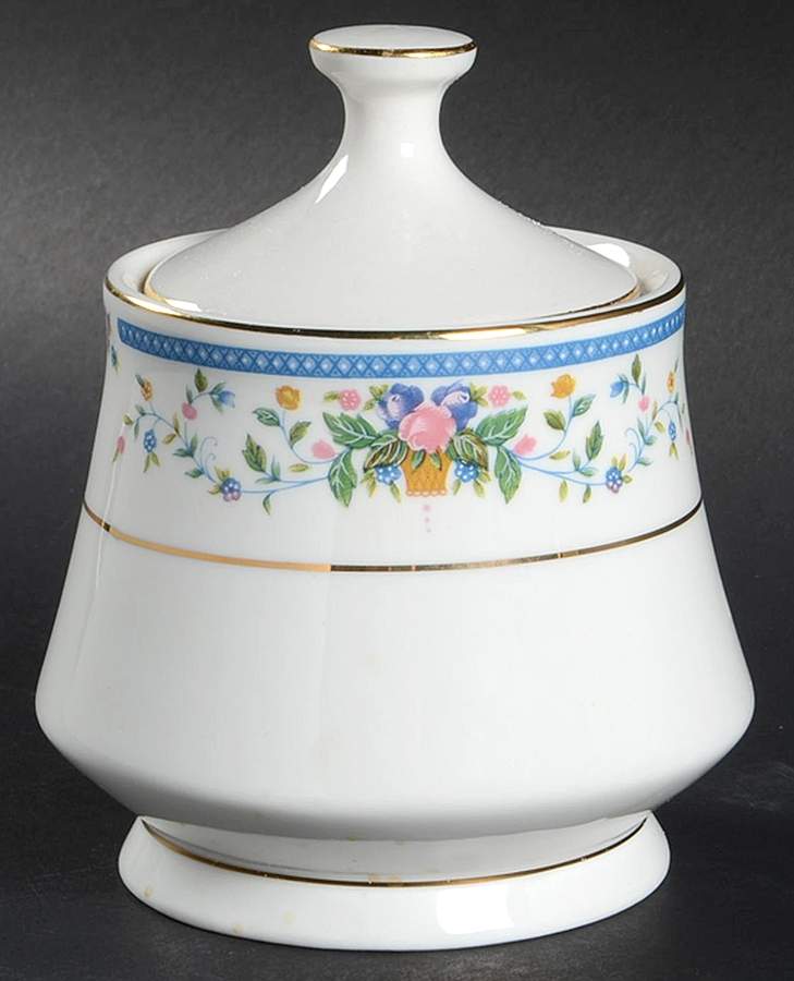 Nancy Sugar Bowl & Lid by China Pearl-1