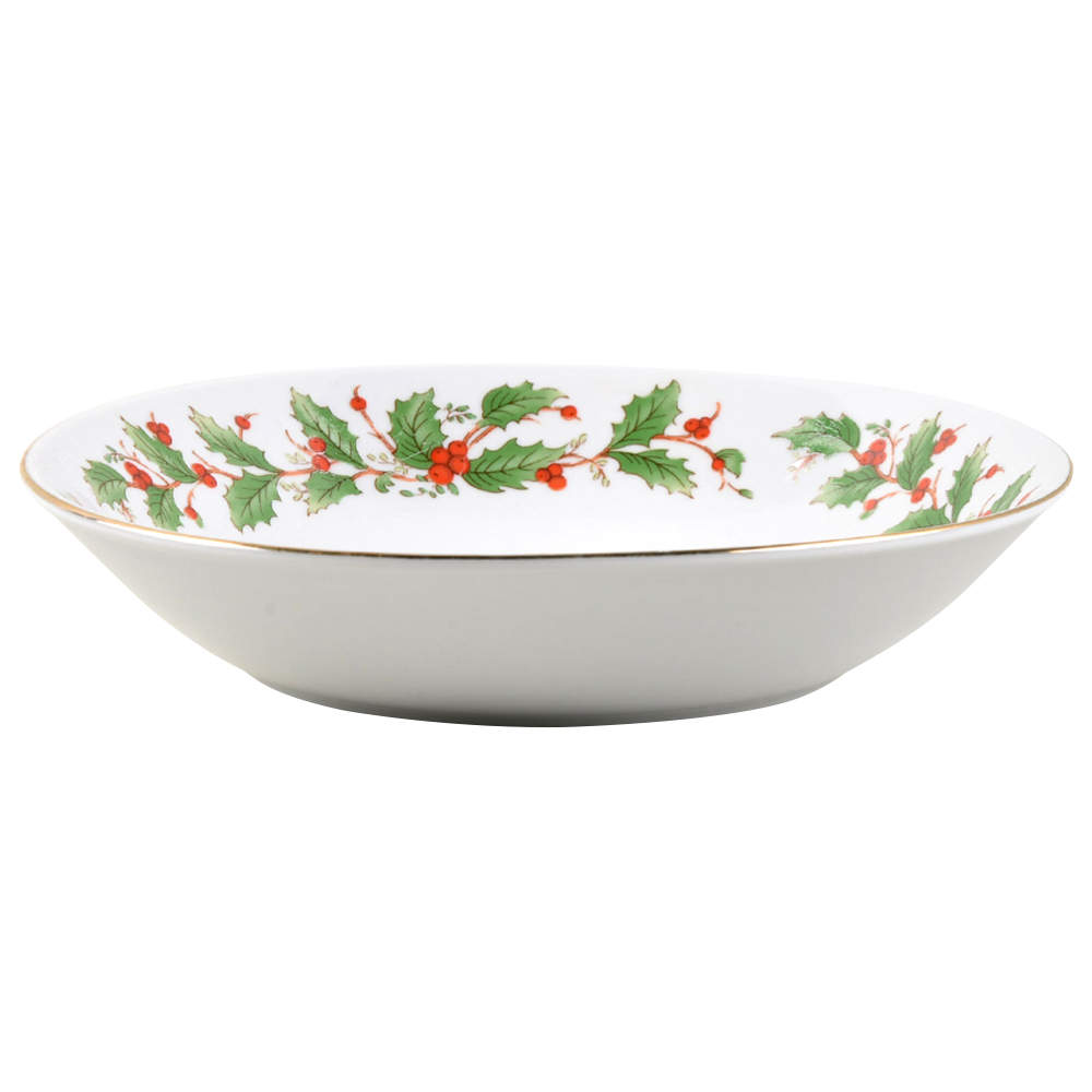 Noel (Brown Lettering Backstamp) Coupe Soup Bowl by China Pearl-1