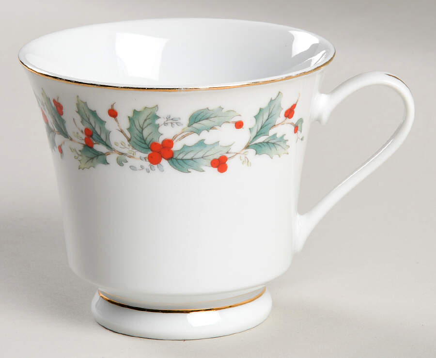 Noel (Brown Lettering Backstamp) Footed Cup by China Pearl-1