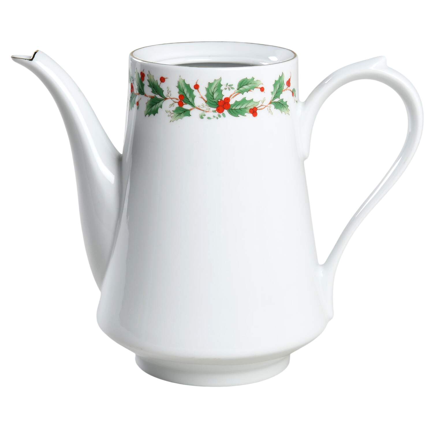 Noel (Brown Lettering Backstamp) Coffee Pot No Lid by China Pearl-1