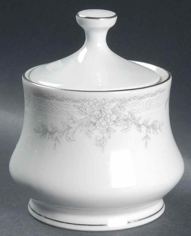 Olivia Sugar Bowl & Lid by China Pearl-1