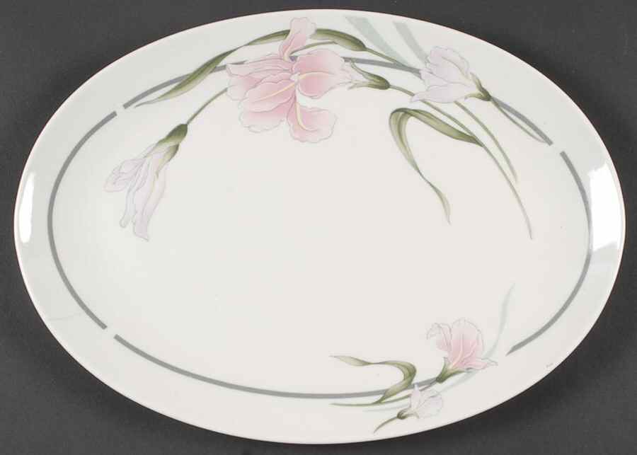 Rhine 14" Oval Serving Platter by China Pearl-1