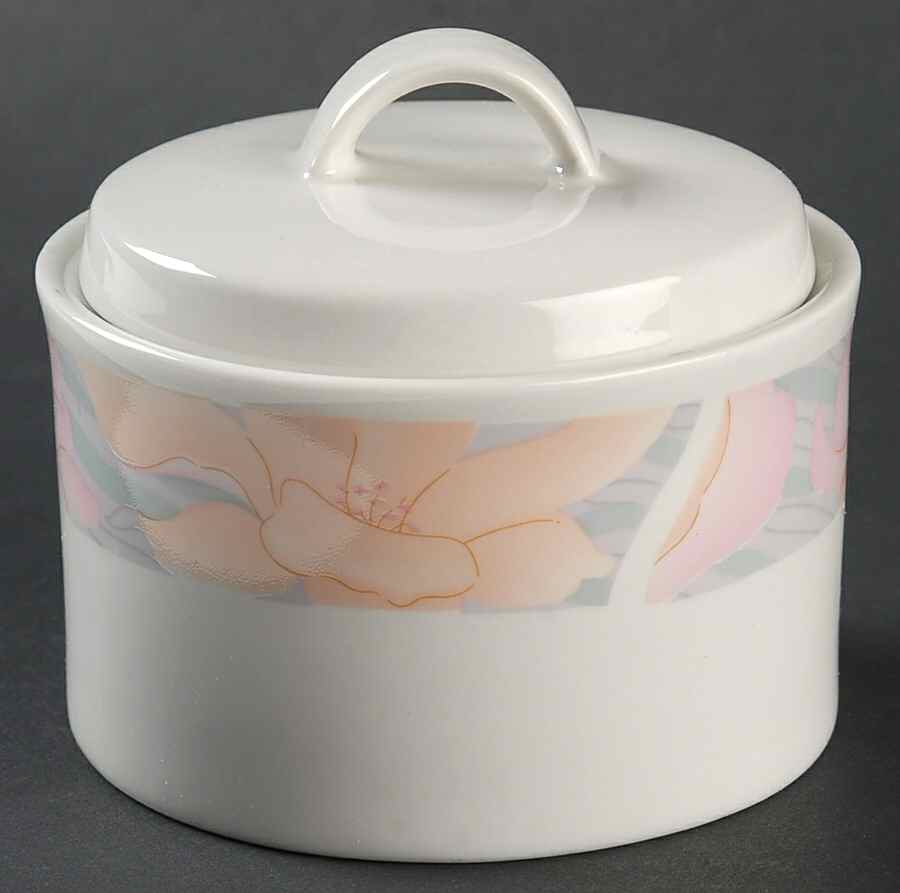 Sara Sugar Bowl & Lid by China Pearl-1