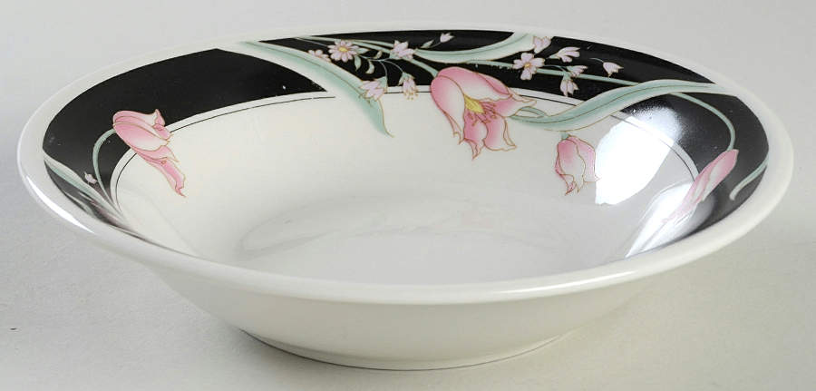 Serena (White Background) Soup/Cereal Bowl by China Pearl-1