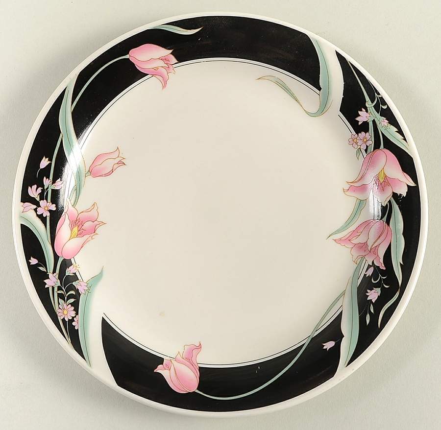 Serena (White Background) Salad Plate by China Pearl-1
