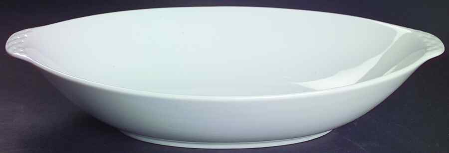 Solitaire 11" Oval Vegetable Bowl by China Pearl-1