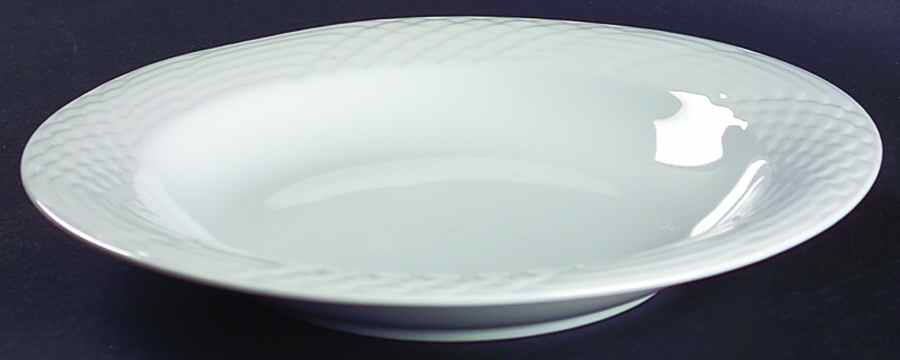 Solitaire Large Rim Soup Bowl by China Pearl-1
