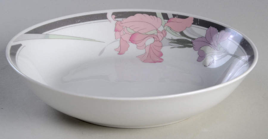 Sweet Iris Coupe Soup Bowl by China Pearl-1