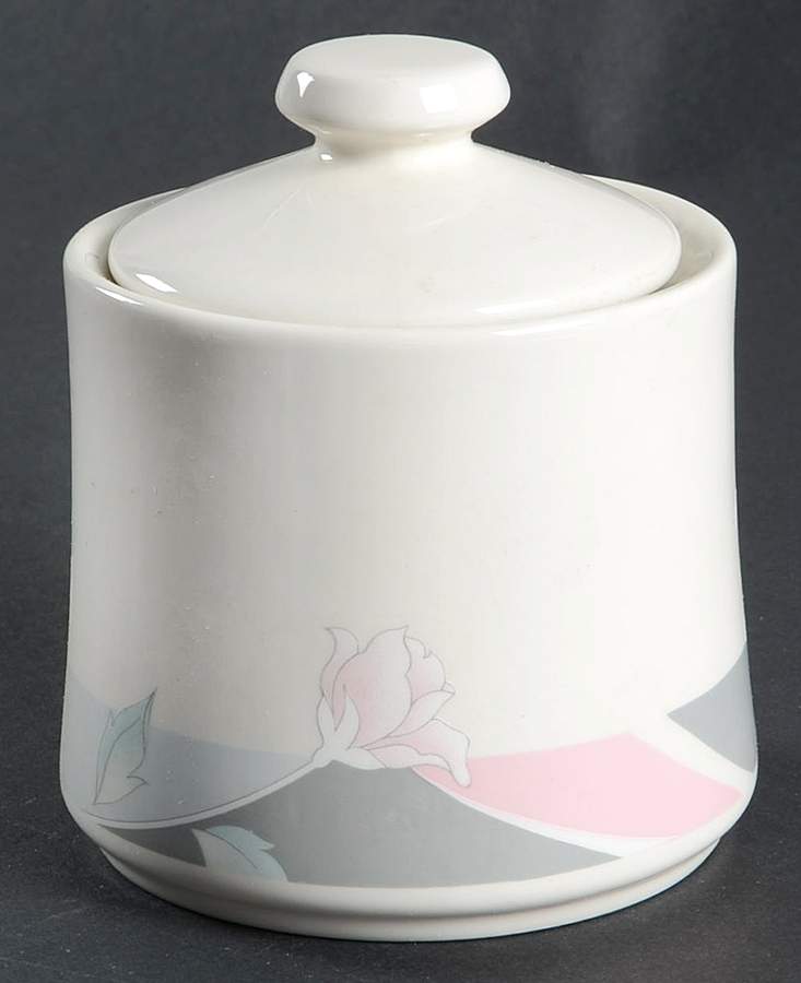 Sweet Rose Sugar Bowl & Lid by China Pearl-1