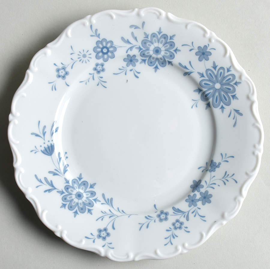 Bavarian Blue Bread & Butter Plate by Christina-1