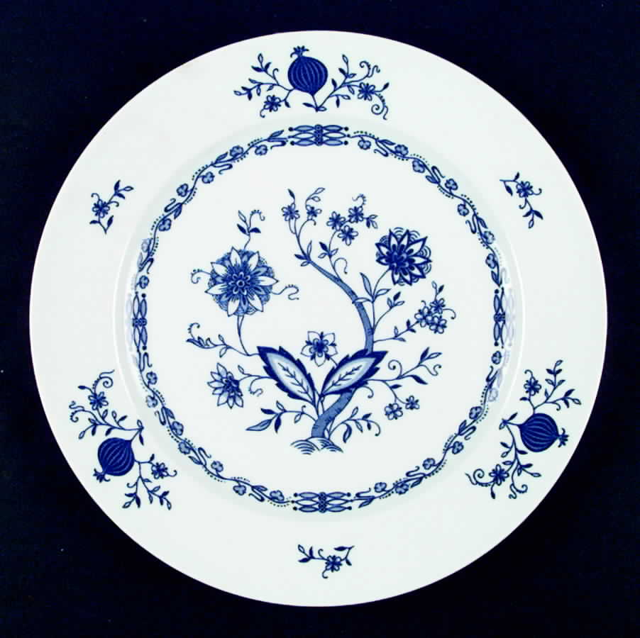 Dresden Classics Blue Dinner Plate by Christina-1