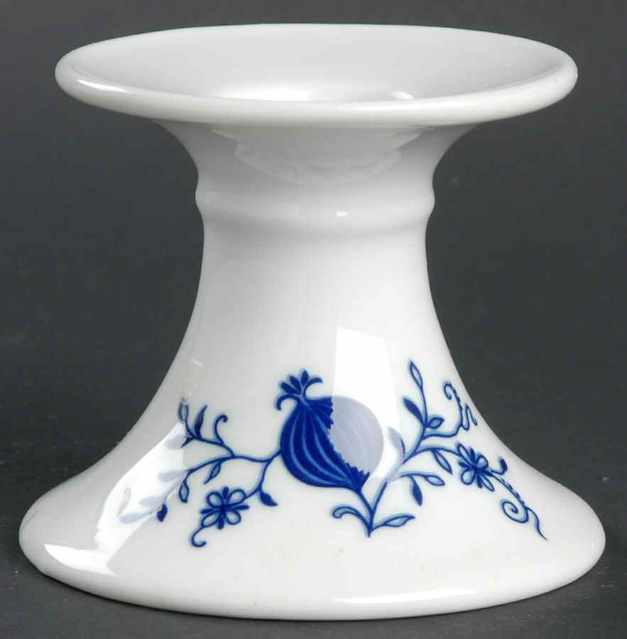 Dresden Classics Blue Single Light Candlestick by Christina-1