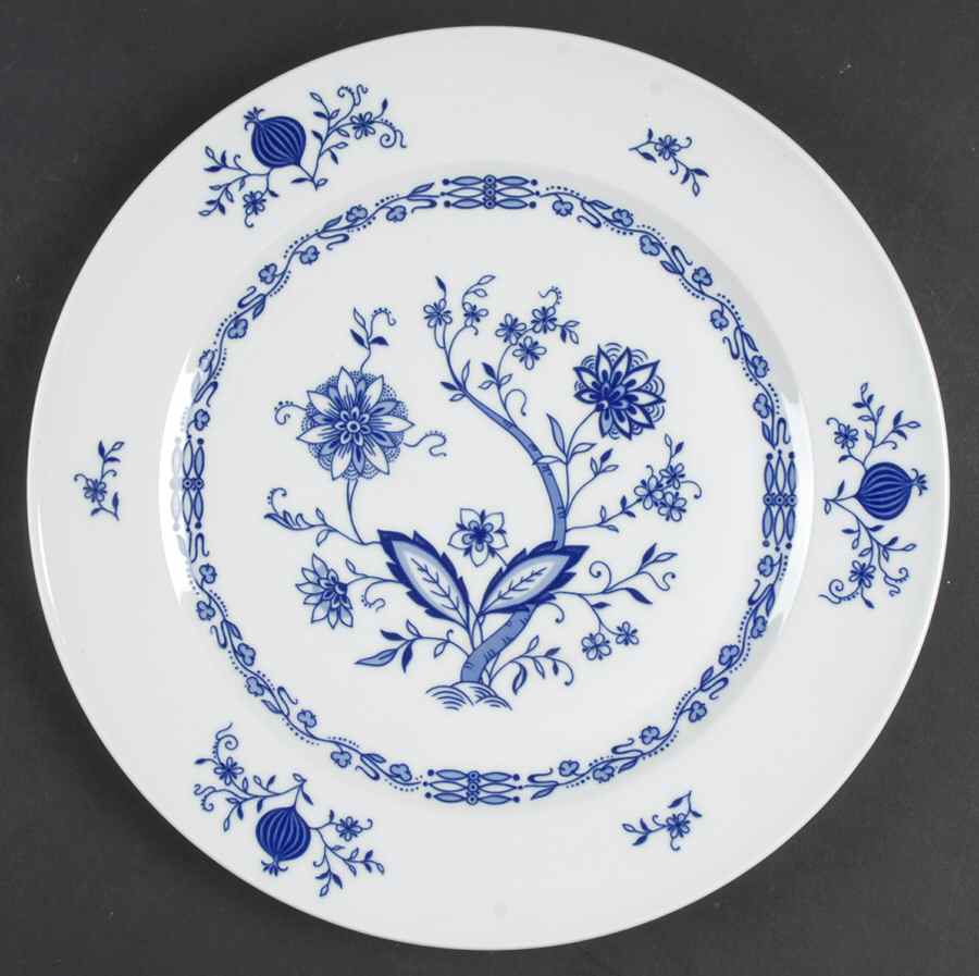 Dresden Classics Blue 11" Chop Plate (Round Platter) by Christina-1