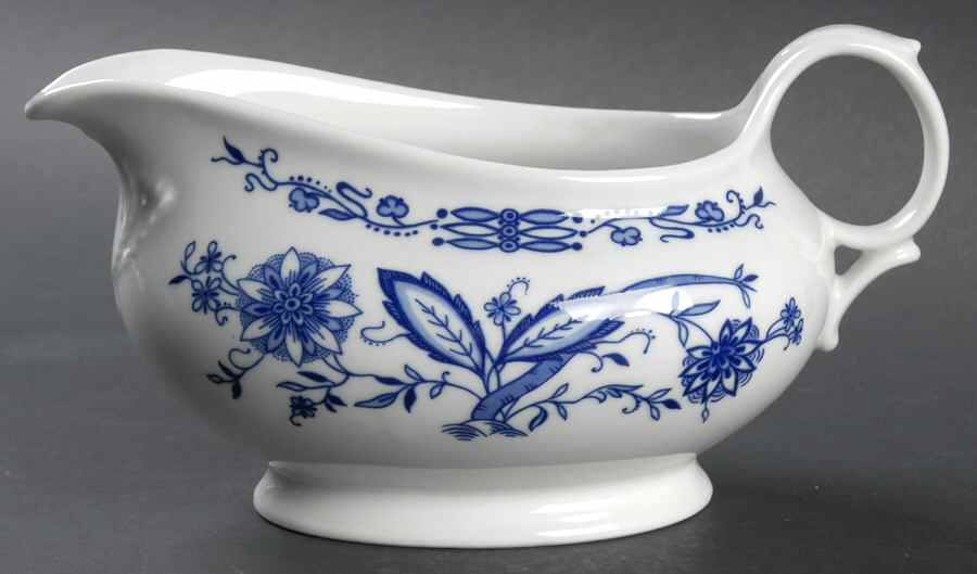 Dresden Classics Blue Gravy Boat by Christina-1