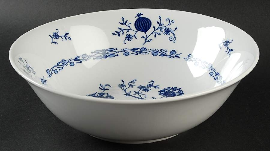 Dresden Classics Blue 9" Round Vegetable Bowl by Christina-1