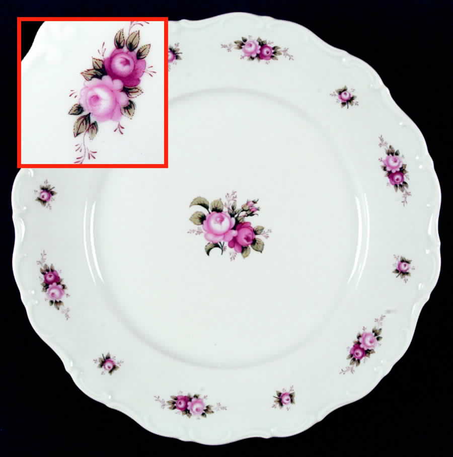 Rose Garden Dinner Plate by Christina-1