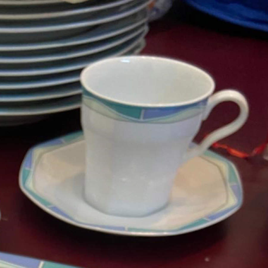 Acclaim Flat Cup & Saucer Set by Christopher Stuart-1