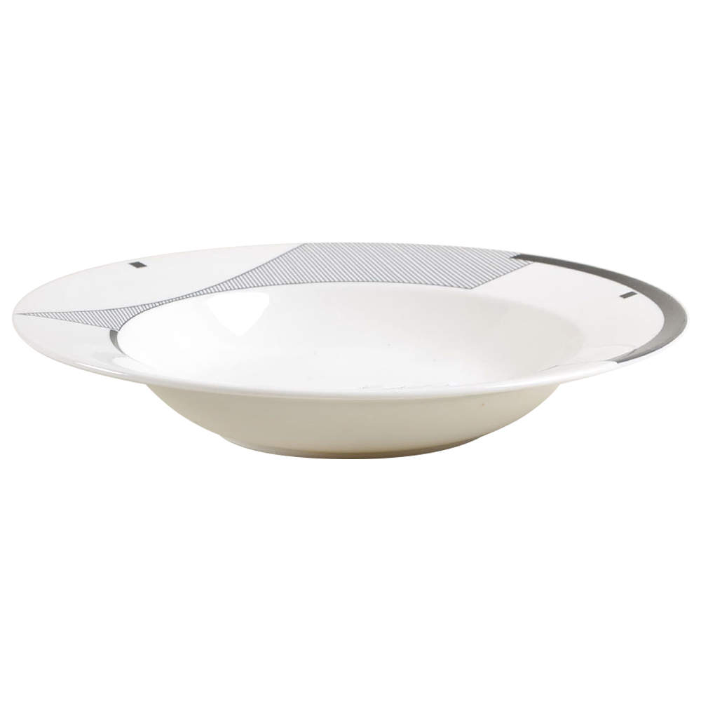 Angles Large Rim Soup Bowl by Christopher Stuart-1