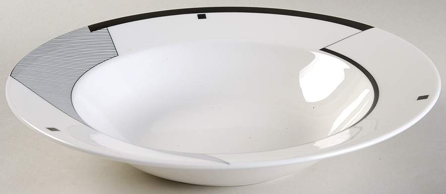Angles 9" Round Vegetable Bowl by Christopher Stuart-1