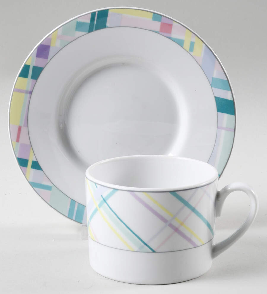 Ascot Flat Cup & Saucer Set by Christopher Stuart-1