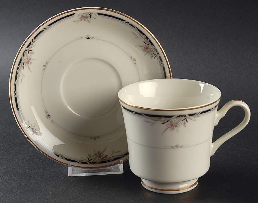 Ashley Footed Cup & Saucer Set by Christopher Stuart-1