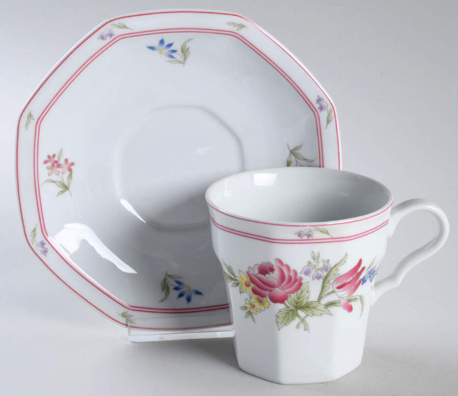 Avignon Flat Cup & Saucer Set by Christopher Stuart-1