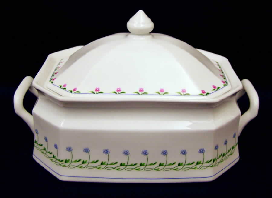 Bali Hai Octagonal Covered Vegetable by Christopher Stuart-1