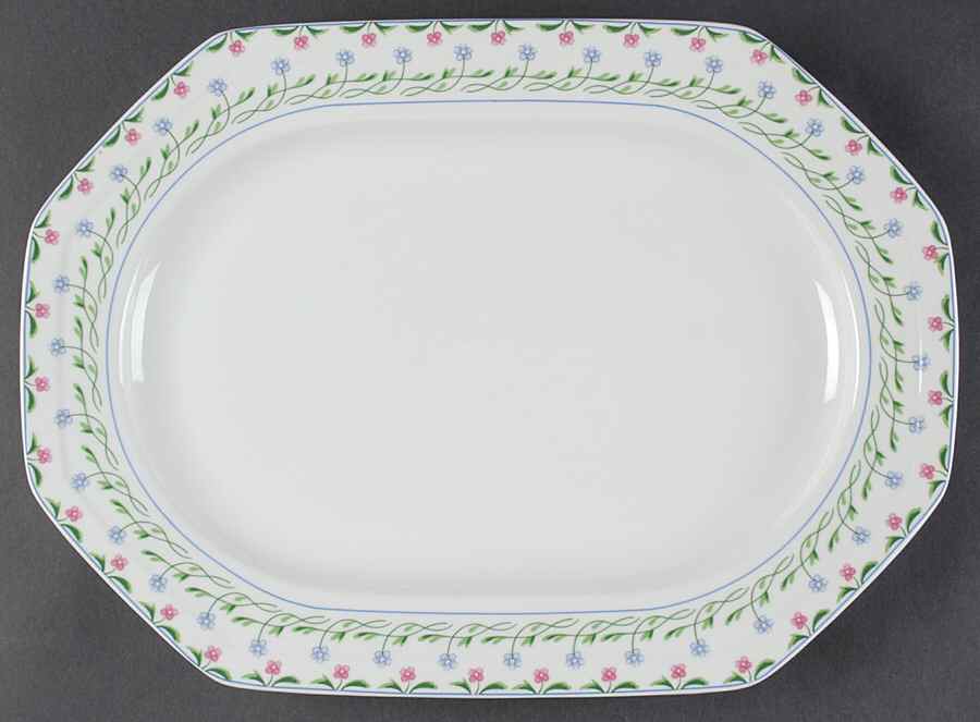Bali Hai 14" Oval Serving Platter by Christopher Stuart-1