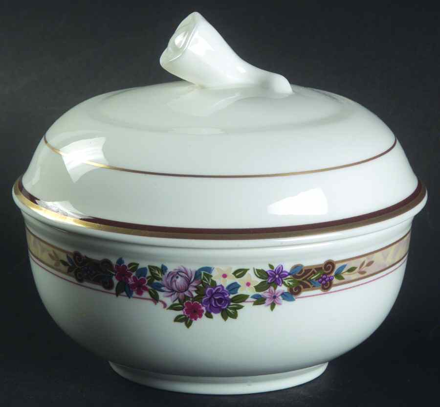 Bancroft Sugar Bowl & Lid by Christopher Stuart-1