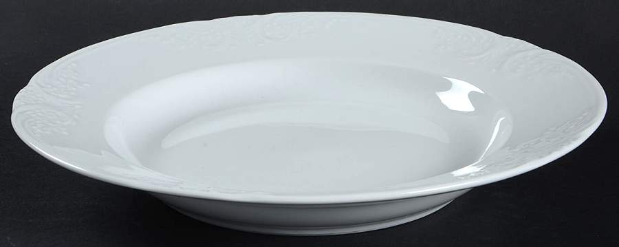 Batalha White Rim Soup Bowl by Christopher Stuart-1